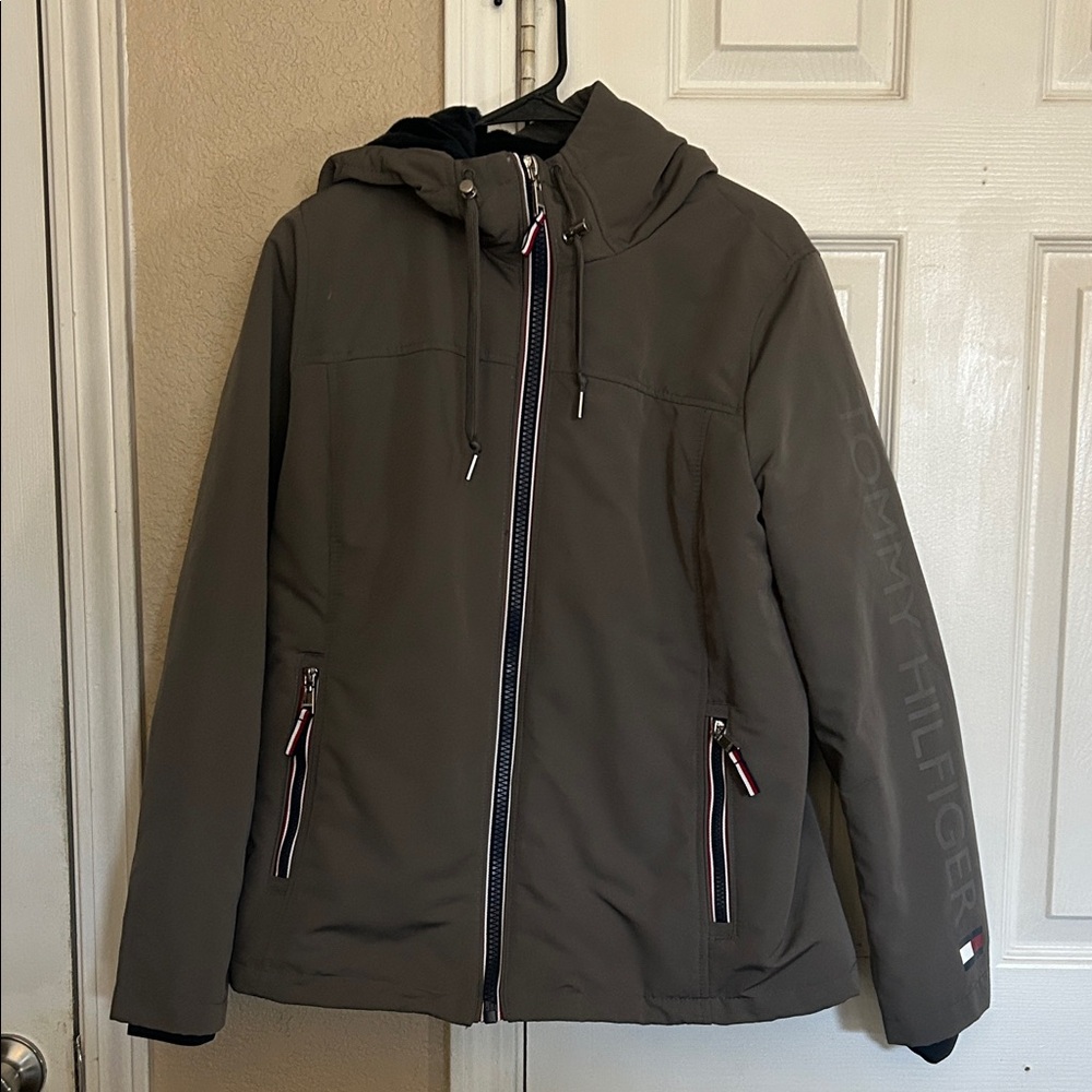 Tommy Hilfiger Khaki Hooded Jacket
